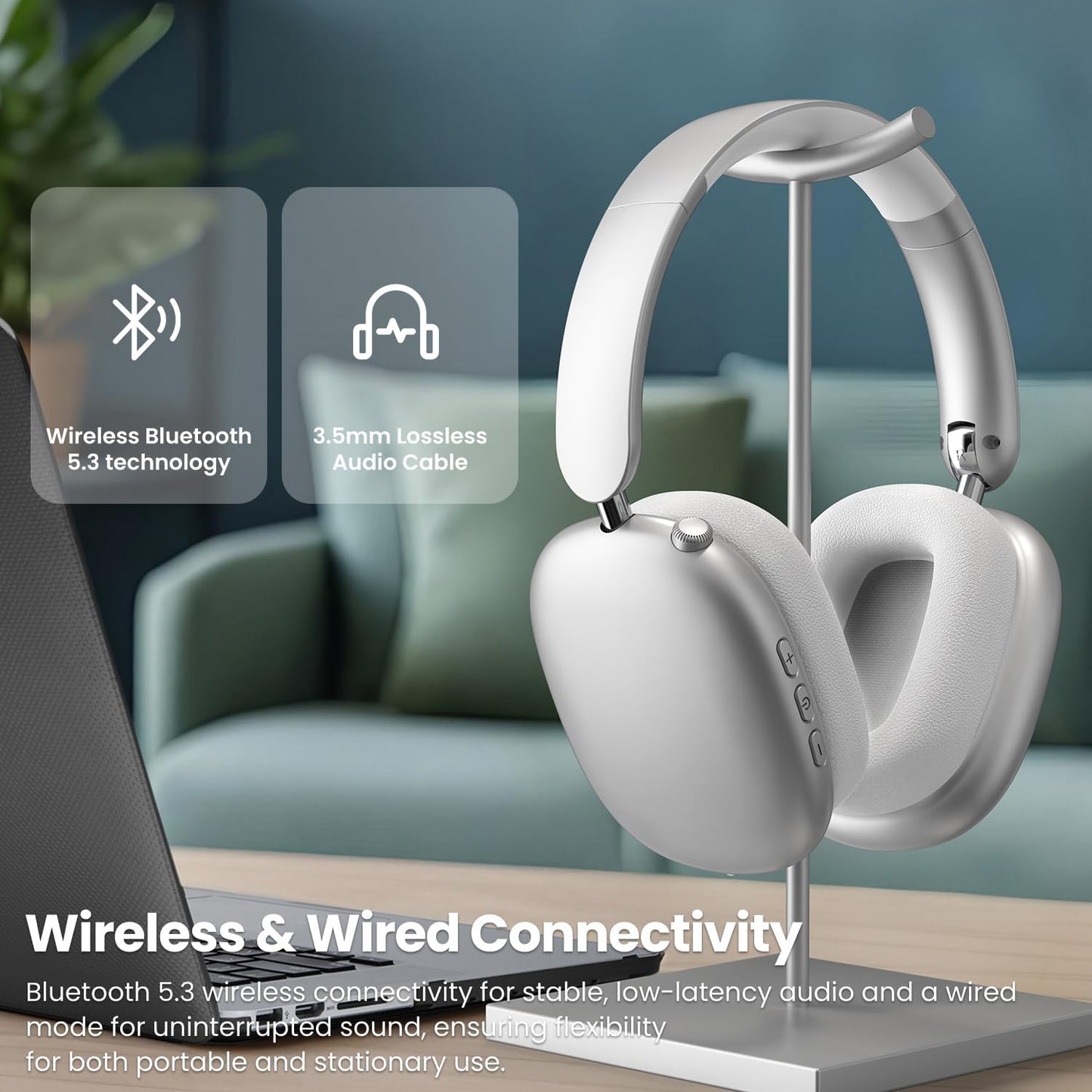 EchoWave™ P9 Wireless Headphones