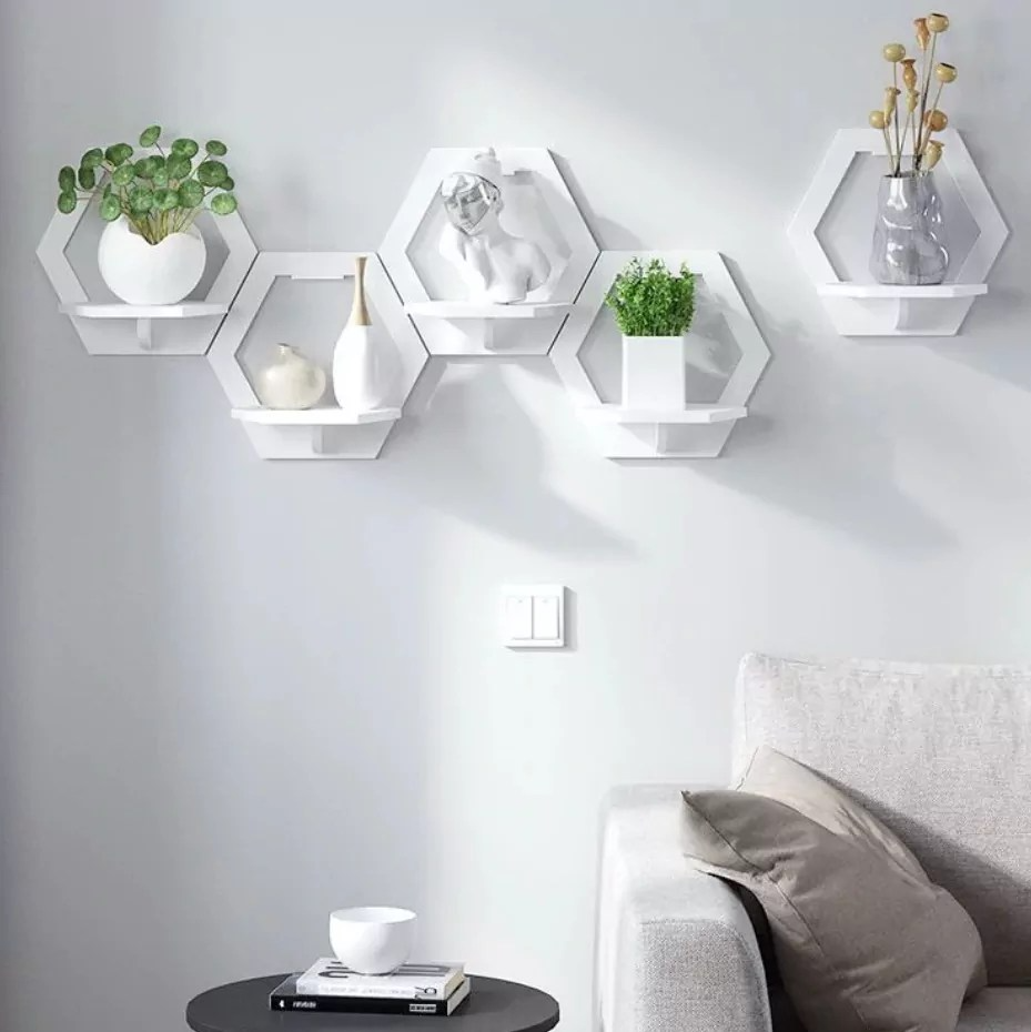 Decorating items for bedroom Wooden Wall Shelf