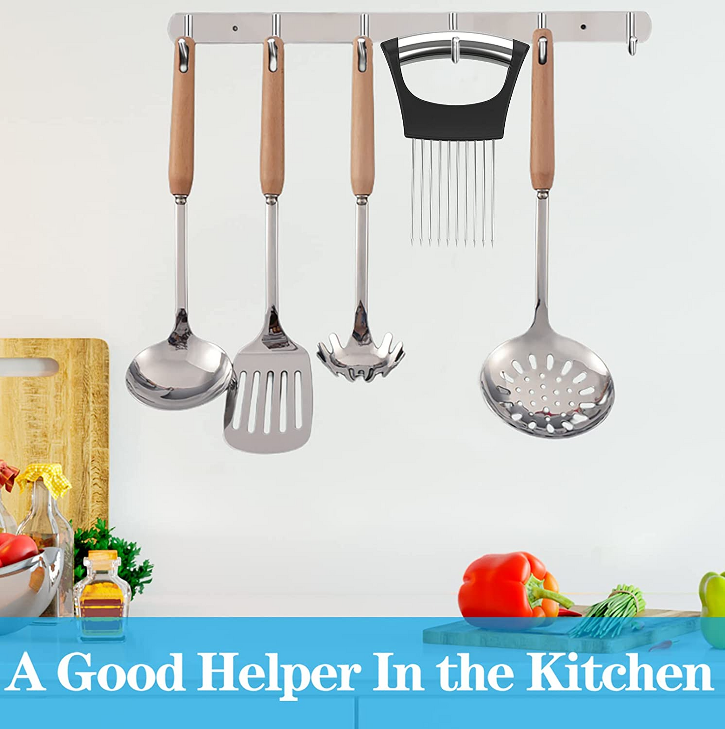 Onion and Vegetable Slicer Holder Stainless Steel
