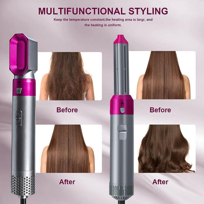 Hot Air Brush: Dry, Style, and Volumize with Ionic Technology (5-in-1)