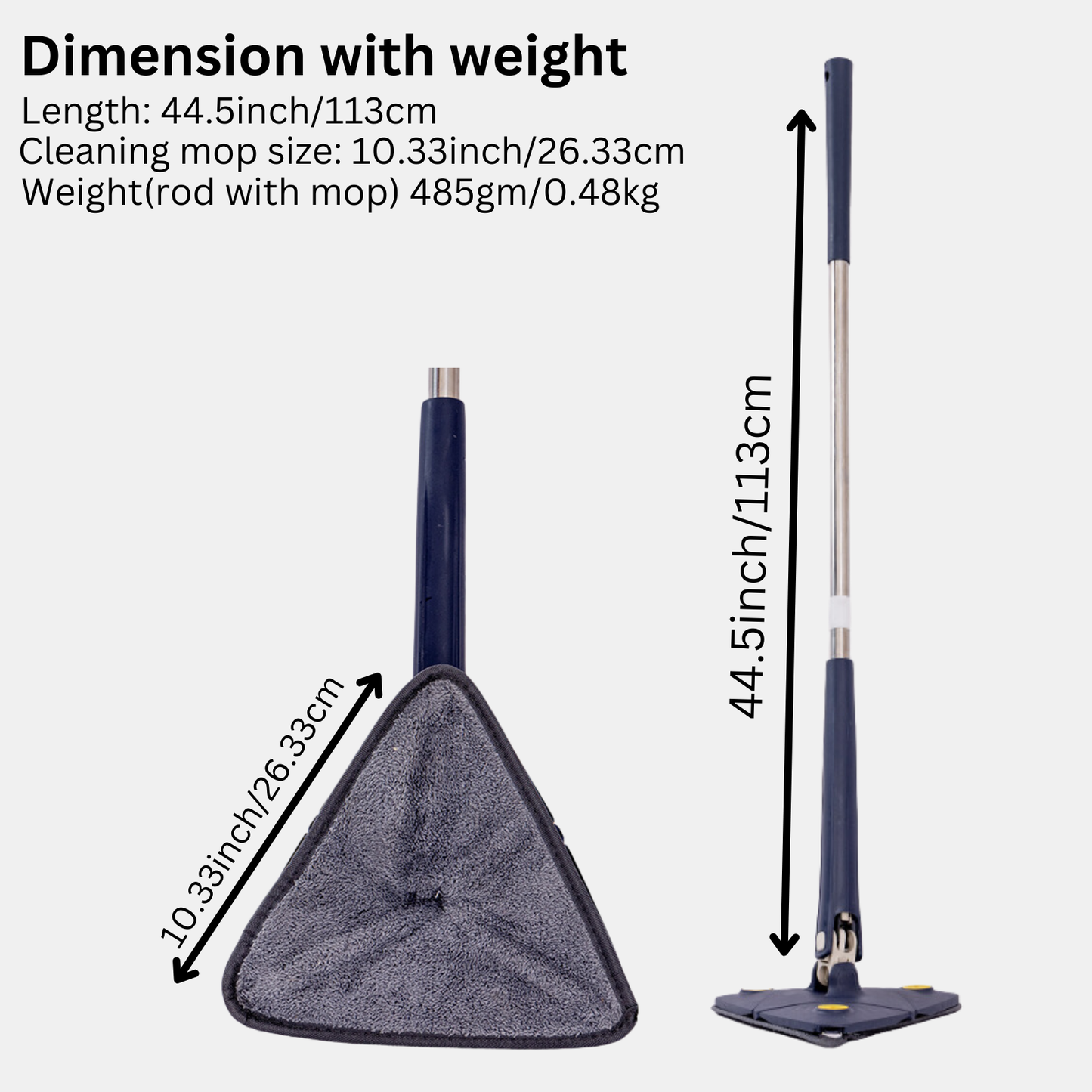 Adjustable 360° Rotatable Spin mop