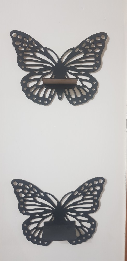 Butterfly Wall Shelf (lamp is not with Shelf)