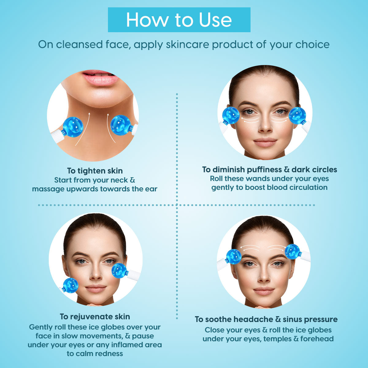 Facial Ice Globes