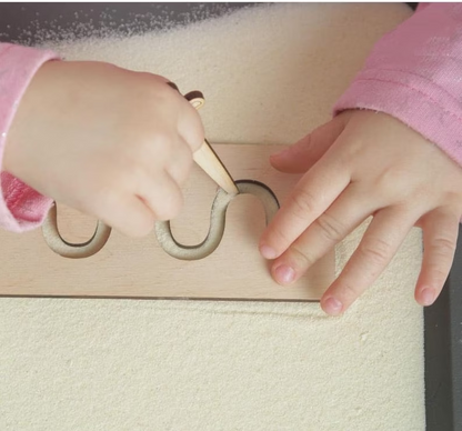 Kids Wooden Spiral Shapes
