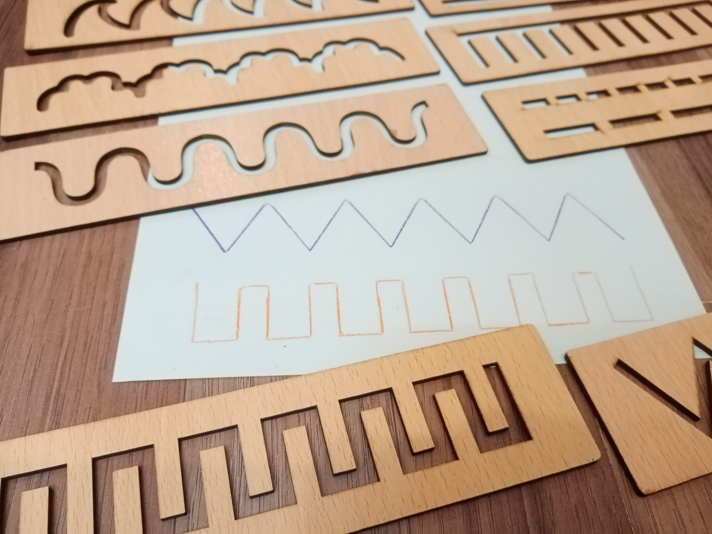 Kids Wooden Spiral Shapes