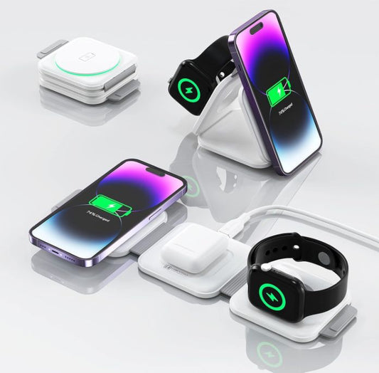 3 in 1 Wireless Charger Foldable Pad