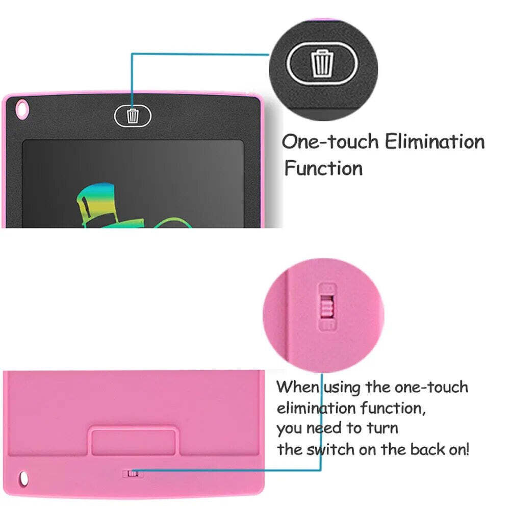 LCD Multicolour write tablet