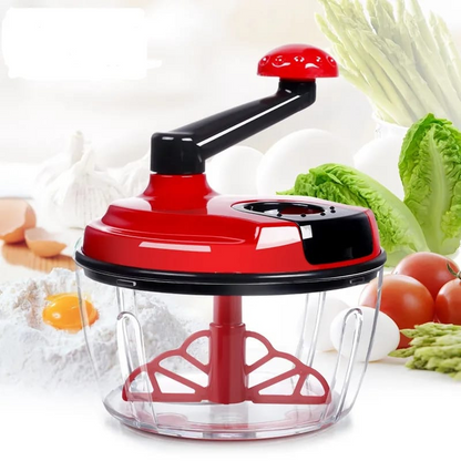 Manual hand multifunction speedy chopper