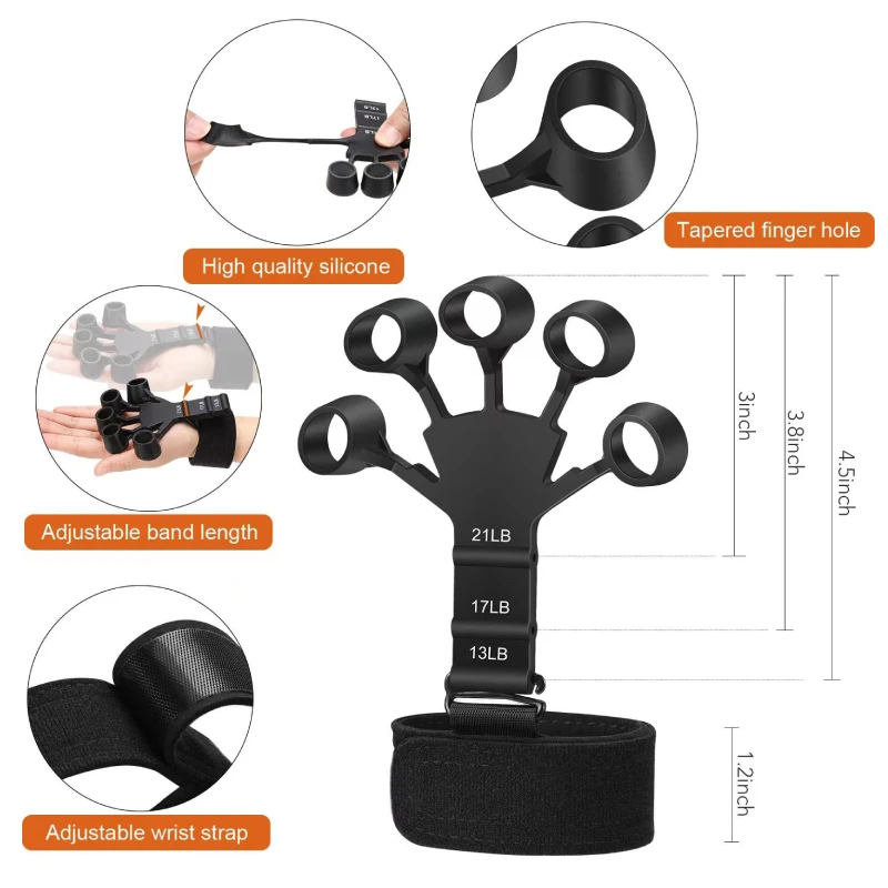 Finger Gripper Exerciser Physical Hand Tools For Patient