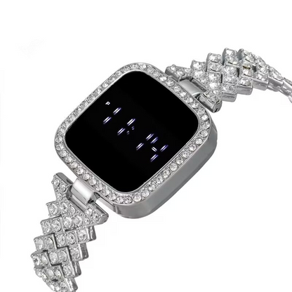 LED Watch Steel Chain Watches For Women