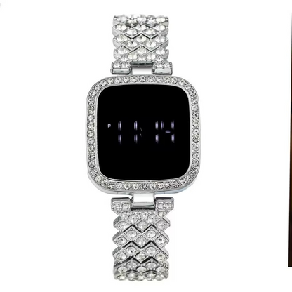 LED Watch Steel Chain Watches For Women