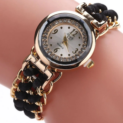 Gold Wrist Watch For Woman Like Luxury Diamond Bracelet
