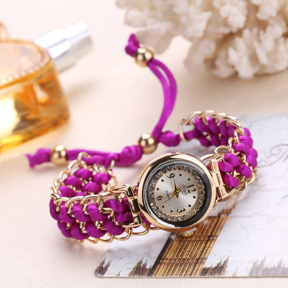 Gold Wrist Watch For Woman Like Luxury Diamond Bracelet