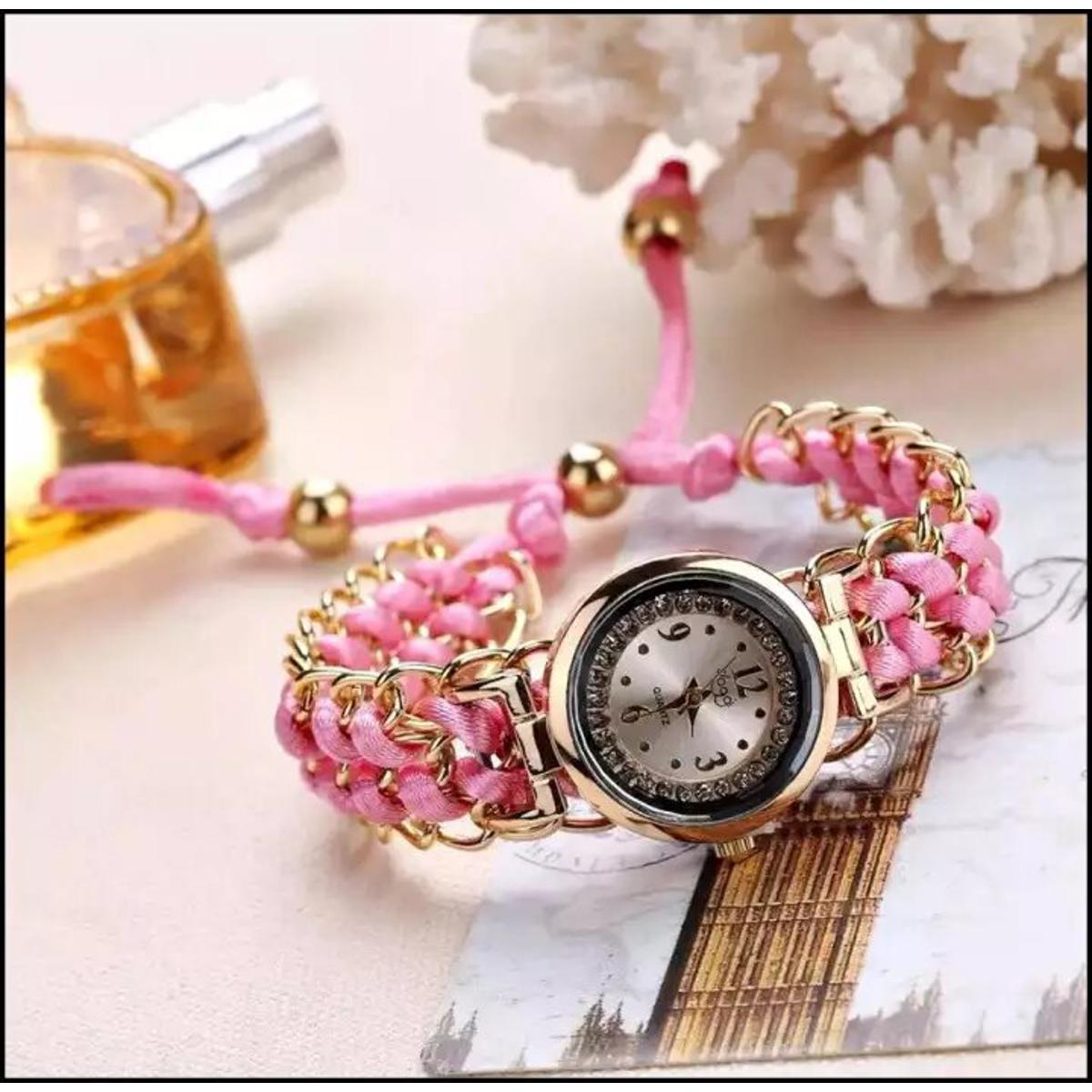 Gold Wrist Watch For Woman Like Luxury Diamond Bracelet