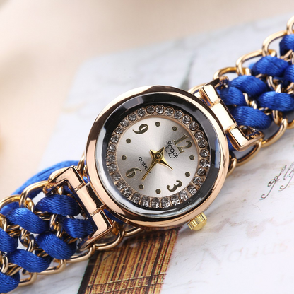 Gold Wrist Watch For Woman Like Luxury Diamond Bracelet