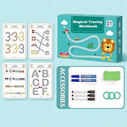 Magical Tracing Workbook Children Learning Toys (64pages)